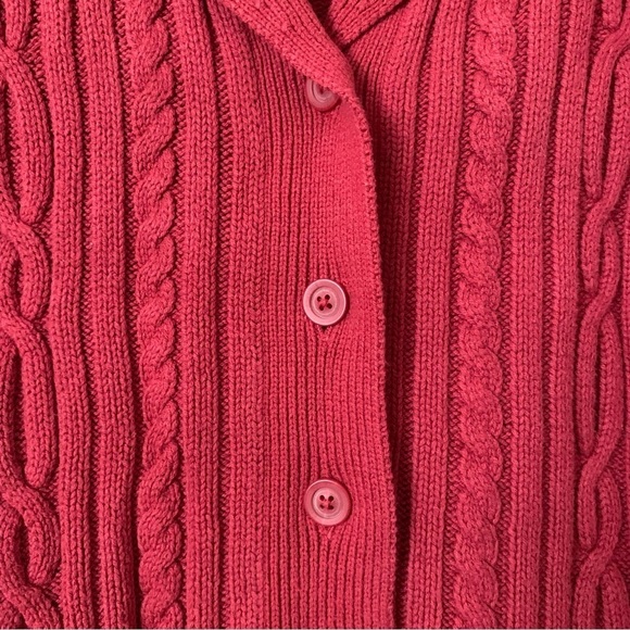 Vintage Classic Elements Cable Knit Button Cardigan - Picture 3 of 5